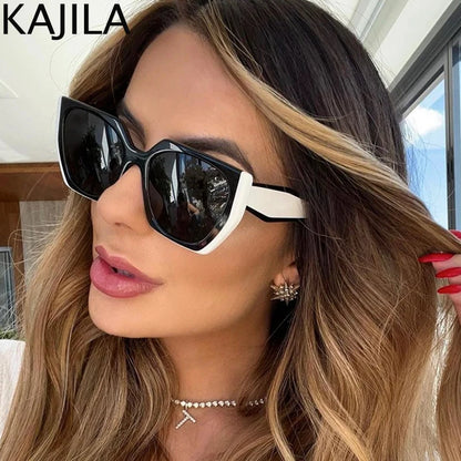 Fashion Cat Eye solbriller Kvinder 2025 Luksusmærke Design Vintage Square Punk Sun Glasses For Ladies Shades Retro Eyewear UV400