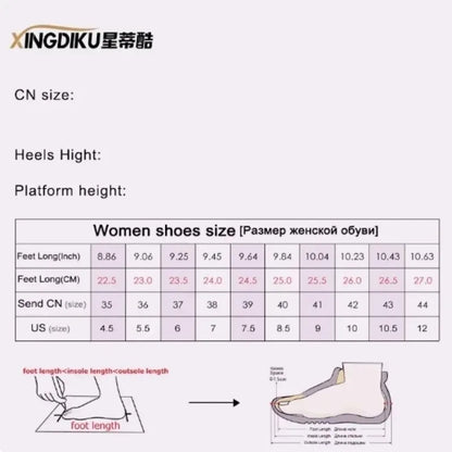 Super High Heel Shoes New Round Head Shallow Mouth Metal Buckle Thick Heel Waterproof Platform Mary Jane Women's Shoes