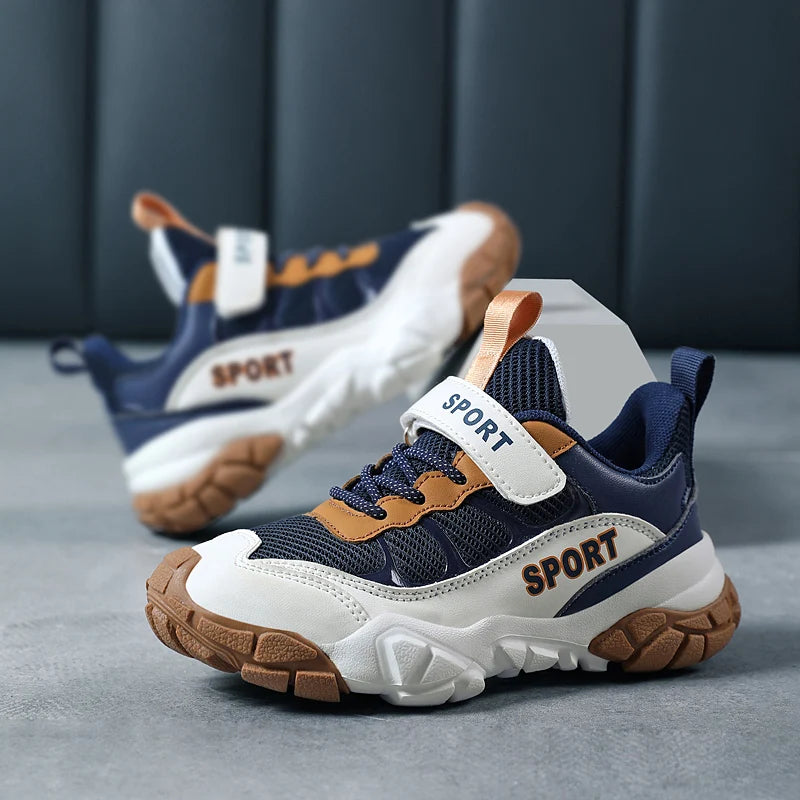 Haust barnabörn strákur sneaker tíska sætur hönnun úti íþróttaskól