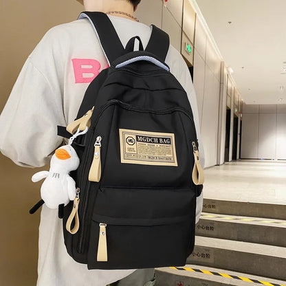 Fashion Big Student School Backpack Rucksack Girls Boys School Bag High Capacity Women Backpack Female Leisure Travel