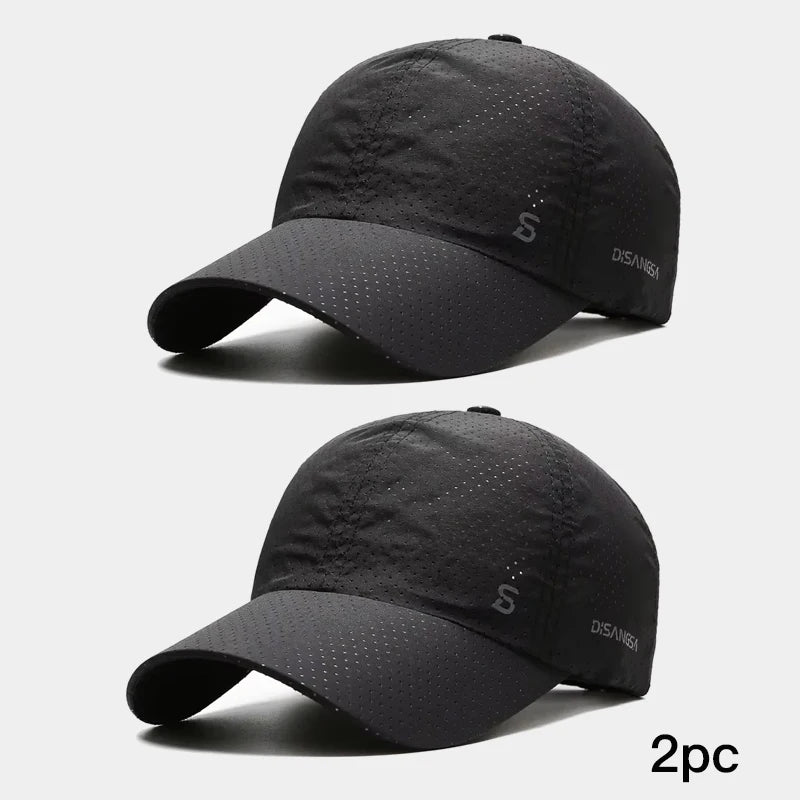 Original design løpende hette tynn rask tørkende pustende and tunge utendørs menns sol sommerfiske avisor baseball cap