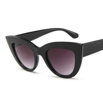 Vintage Cat Eye Sluneční brýle Žena značka návrhářka retro sluneční brýle ženské módní zrcadlové venkovní odstíny gradient oculos de sol