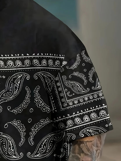 Le costume pour adulte masculin 2025 de 2025 est en fibre de polyester à imprimé géométrique 3D qui est confortable douce, léger