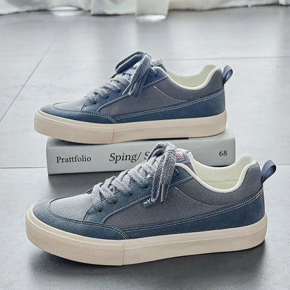 New Fashion Trend Comfortable Men's Canvas Shoes Breathable Soft Non-slip Wear-resistant Flat Shoes Outdoor Casual Shoes