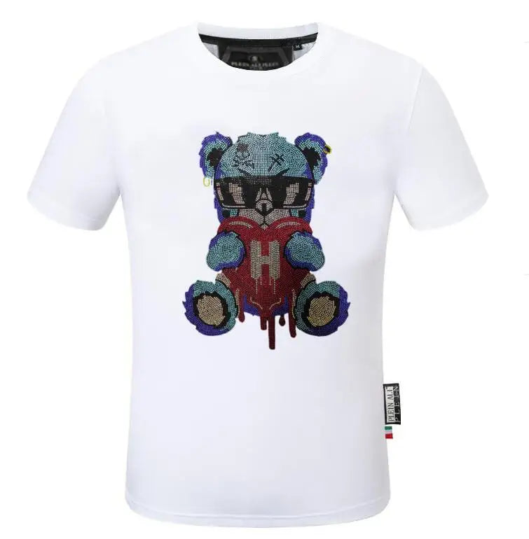 Dizajner muških marki majica Rhinestone majica punk odjeća Dropshipping Hip Hop 2024