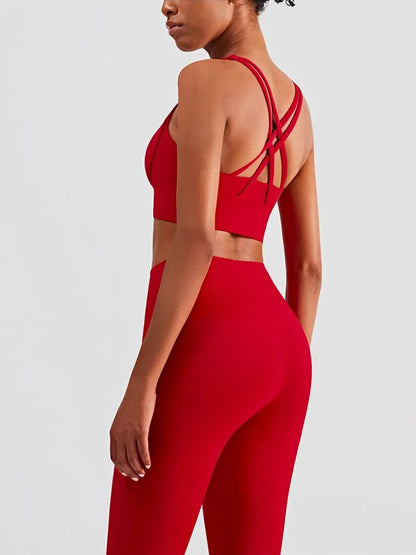 2 Piece Yoga Clothes Women's Tracksuit Athletic Wear Pilates Fitness Suit Gym Workout Push Up Clothes Sports Leggings Suit👖👖