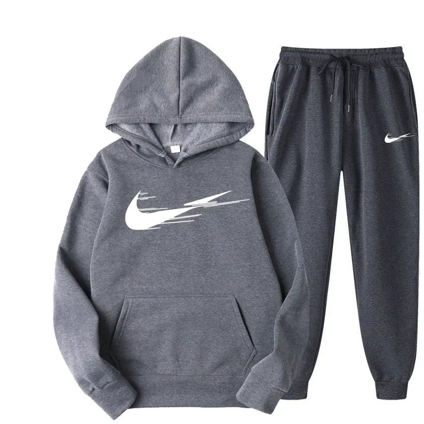 2025 Nieuwe heren- en damesmode vrije tijd sportkleding buiten fitness jogging hoodie set sport luxe hoodie+broek set kleding