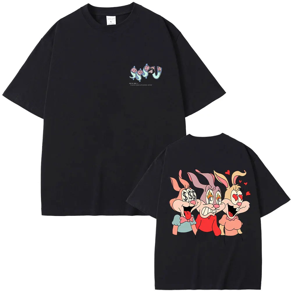 Drake und PartyNextdoor ein Sexlied 4 u 2025 T-Shirt Männer Frauen Harajuku O-Neck Sommer Freizeit-T-Shirt-Baumwolltops Kleidung Tee