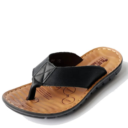 2023 Chaussures en cuir tongs masculins Chaussures Chaussures extérieures Place décontractée Plabeurs plates tendance plate à glisser
