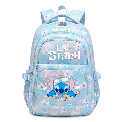 Lilo Stitch Waterproof Large Capacity Backpack for Women Girls Daypack Lightweight Schoolbag Casual Travel Knapsack