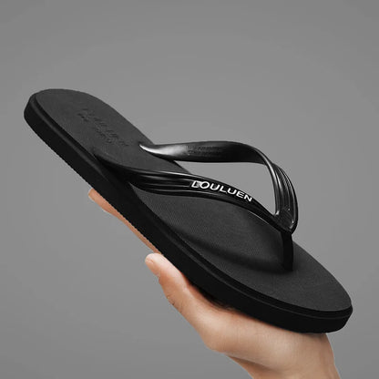 Flip flops nýir karla með mjúkum sóla, þægilegum, opnum táflipum fyrir inni og úti göngutúra, sumarströnd flip flops fyrir