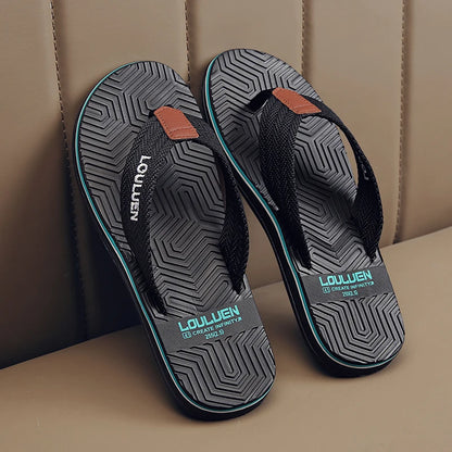 Men's new flip flops super comfortable and fashionable men's summer slippers classic version cool flip flops men's shoes beach s