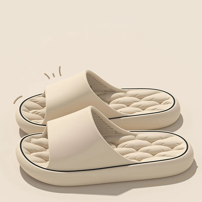 Super Light Softs Slippers Simple Fashion Tlides Eva Elastic Chaussures Colorful Sneakers in Door Bathroom Flip Flops
