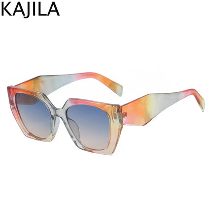 Fashion Cat Eye solbriller Kvinder 2025 Luksusmærke Design Vintage Square Punk Sun Glasses For Ladies Shades Retro Eyewear UV400