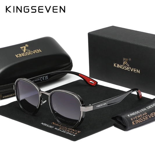 KINGSEVEN Fashion Sunglasses Men Polarized Women Eyewear Vintage Style Male Causal Glasses Anti-glare UV400