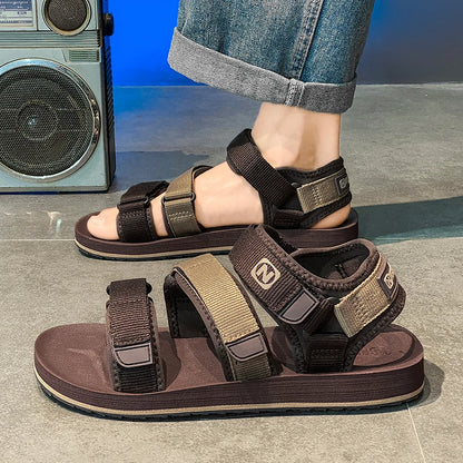 Karlar frjálslegur skylmingasandalar renna á karlmann sandal karlkyns sandles Sandalias Hombre Sandale Homme Open skór auk stór stærð 50 51 52