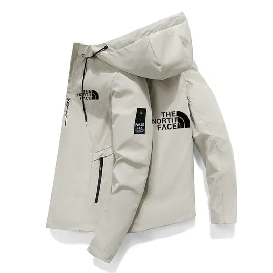 2025 New Men's Windproof Jacket Zipper Hooded Baseball Jacket Outdoor Sports Casual High Quality Spring and Autumn Brand