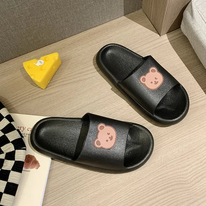 2023 Men's Summer Slippers Anti-slip Thicken EVA Soft Slipper Outdoor Beach Flip Flops for Men Household Comfortable Shoes