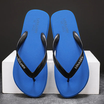 Flip flops nýir karla með mjúkum sóla, þægilegum, opnum táflipum fyrir inni og úti göngutúra, sumarströnd flip flops fyrir