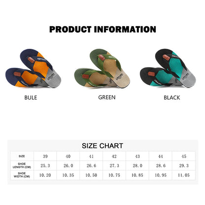 2024 Nýr tískumaður flip flops úti sumarströnd inniskór fyrir karla frjálslegur flip flops ekki miði skór inniskór karl