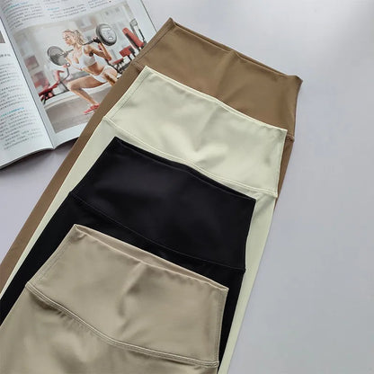 Sport -leggings van hoge kwaliteit voor vrouwen met hoge taille yoga leggings zacht ademende sportpakketten leggings fitness gym elastische broek