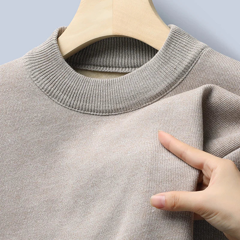Sweater Men Autumn Winter Jumper Fleece Engrosado Nuevo Corea de punto coreano