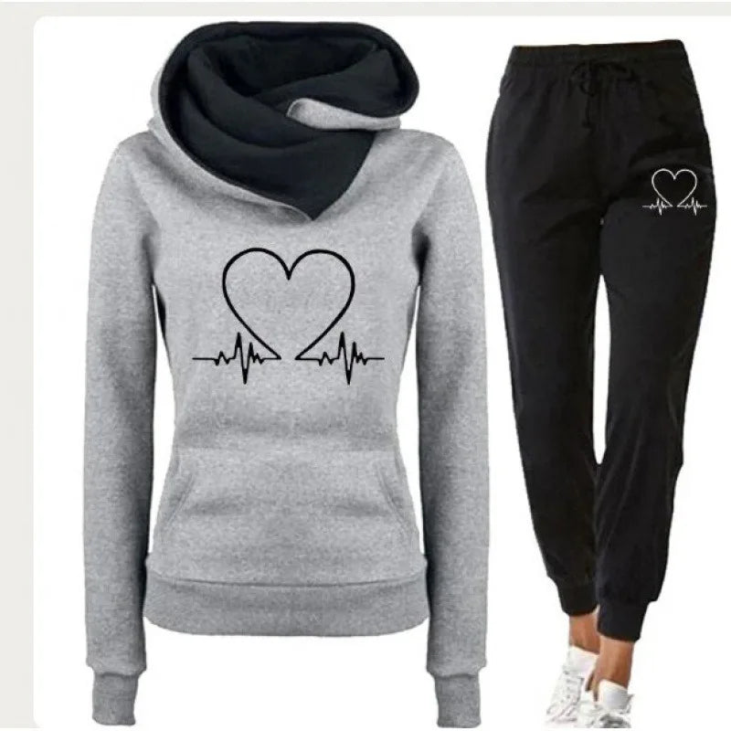 Ny ankomst vår Autumn Winter Casual Sportswear Set Printed Women's Hoodie Sweatshirt Trendy Outfit Hoodies Sweatshirts