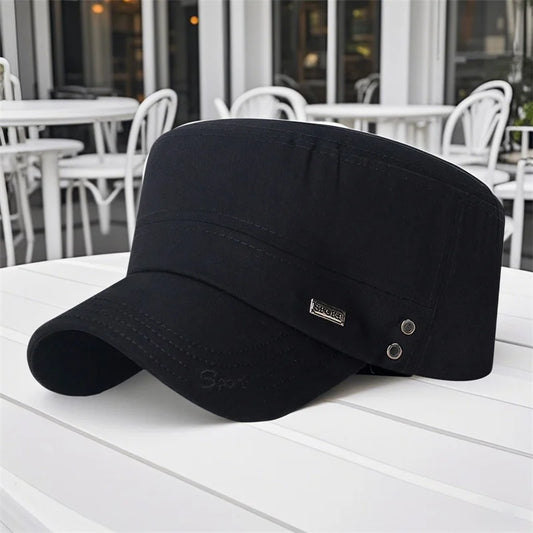 Fashionable Men s Adjustable Newsboy Cap with Stylish Letters Design Perfect for Casual Daily Wear and Painter Hat