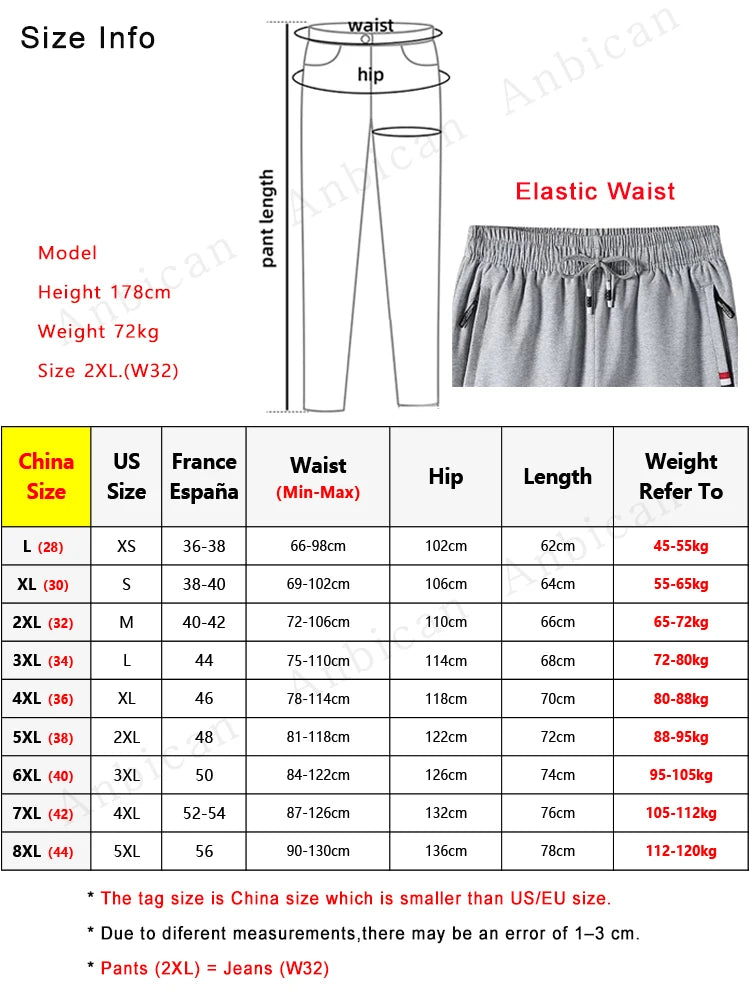 Summer Zip Pockets Sweat Shorts Men Sportswear 3/4 Capris Pants Breathable Cotton Straight Breeches Short Pants Big Size 8XL
