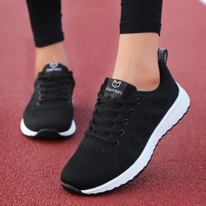 2024 Mujeres zapatos deportivos plataforma de moda zapatillas de zapatillas de primavera de invierno