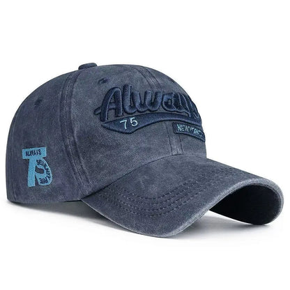 Capa de béisbol bordada para mujeres nuevos primavera verano sólido sólido sunhat retro deporte snapback gorra de hip hop hop gorro de pesca