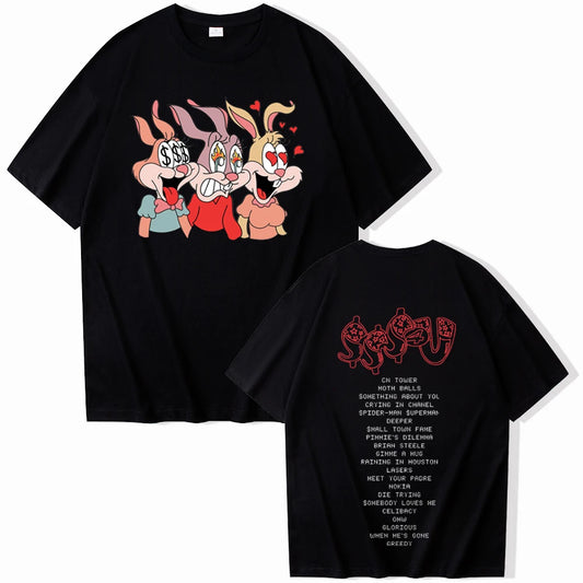Drake and PartyNextDoor Some Sex Song 4 U 2025 T-shirt Men Women Harajuku O-neck Summer Casual T Shirt Cotton Tops Clothing Tee