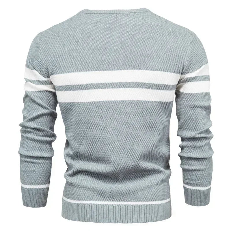 Bordado lonsdale masculino chicos suéter de invierno espesas espesas calientes calientes o cuello o cuello de o-cuello básico slim sweaters cómodos cómodos