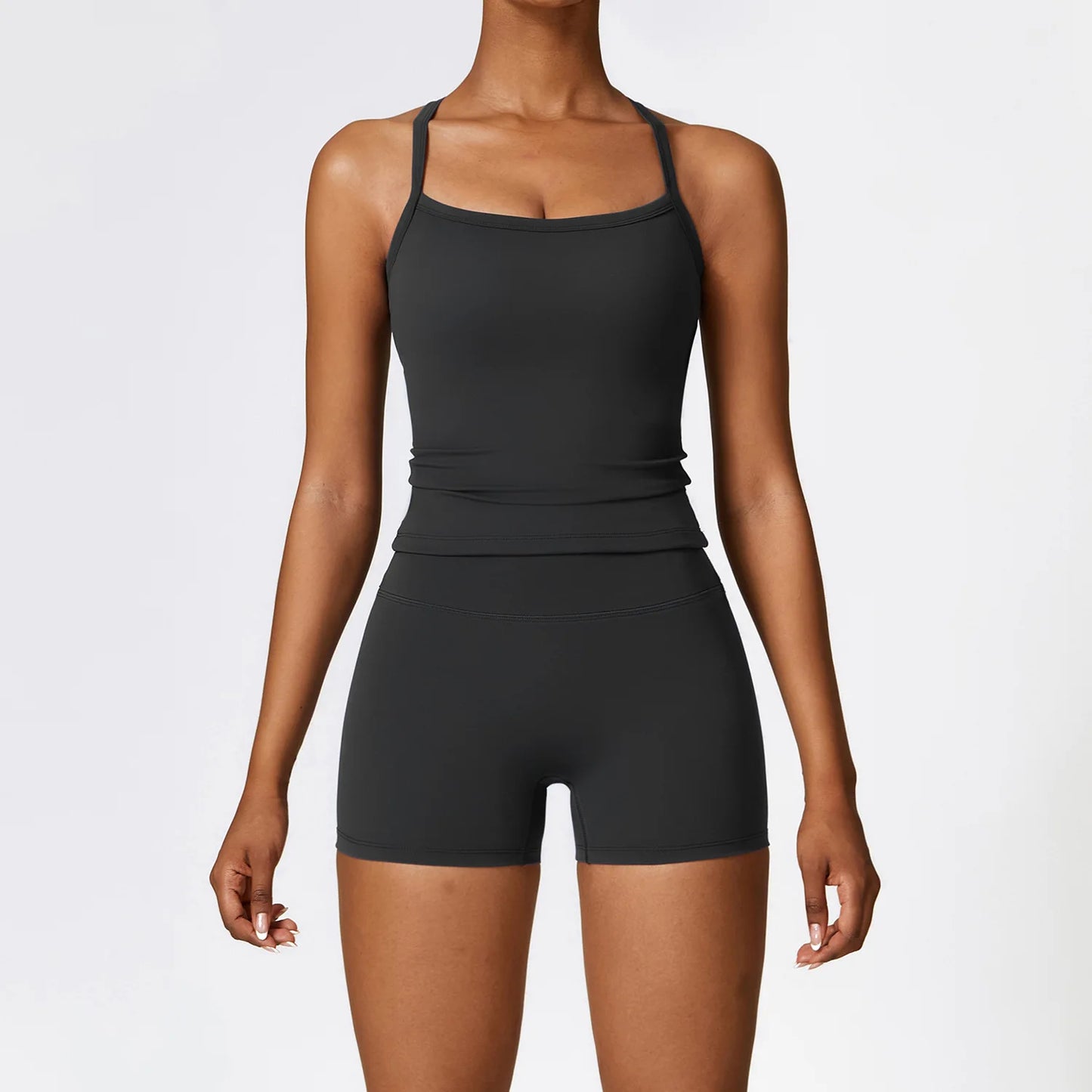 2 pezzi abbigliamento sportivo set da palestra abbigliamento da abbigliamento sport yoga si adatta donne set di fitness set trackuit sports reggiseno ginnase ginging