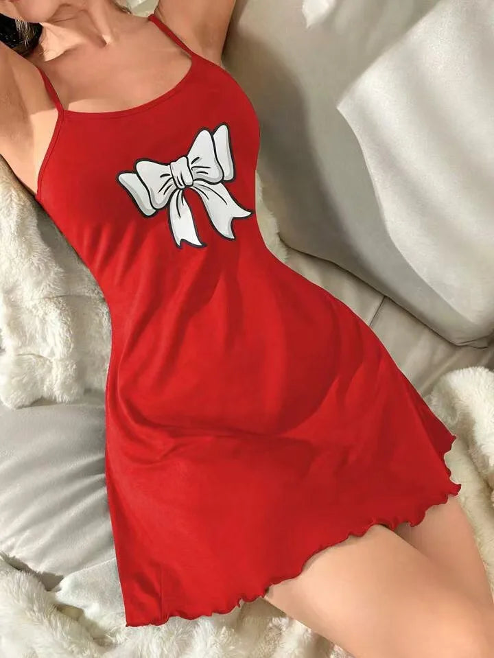 Lingerie Dress Sleeping Wear for Woman Pajamas Sexy Sleepewear Women's Pajama Dress Sleepwear Piece Summer Night Shirts Ladies