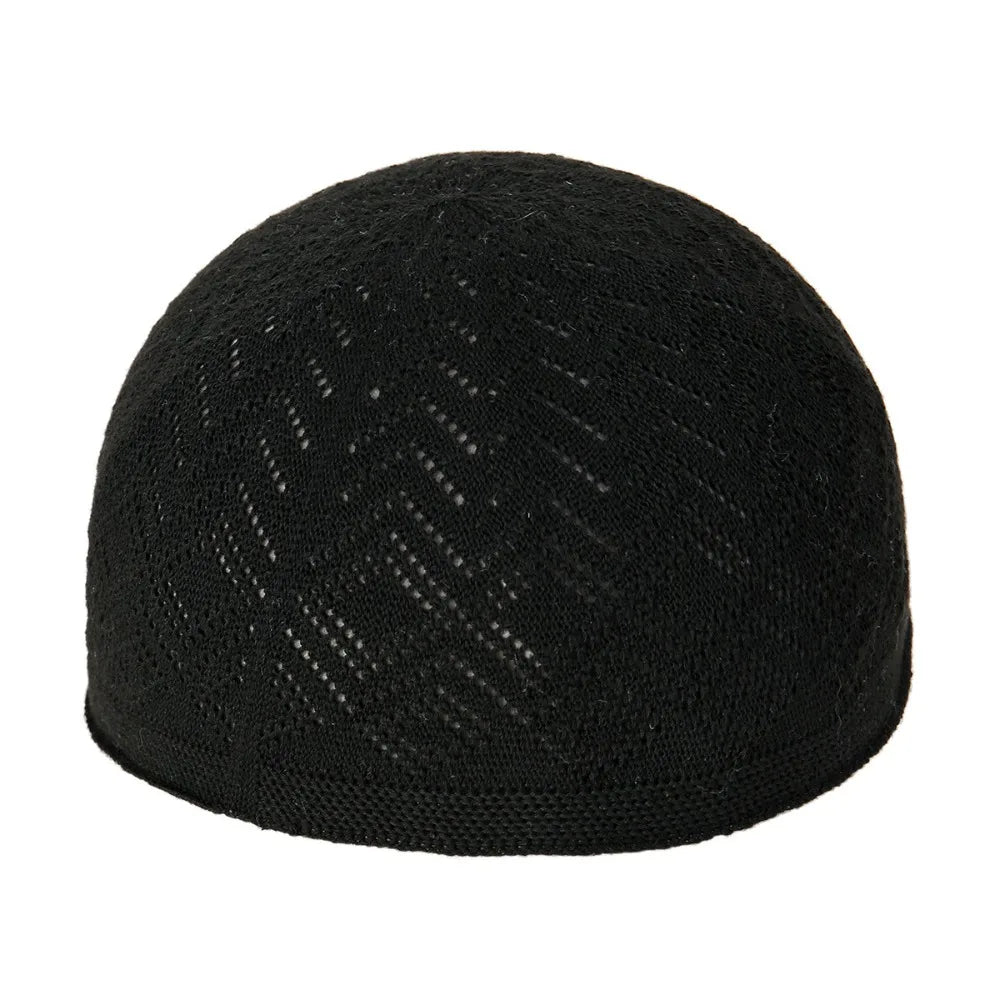 Muslimska män bön hattar unisex vinter varm stickad mössa mössa islam judiska indiska mössor musulman arabiska mäns kippah homme hatt