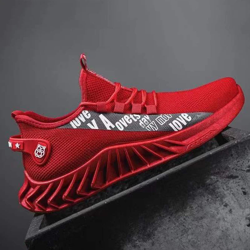 Men's mesh breathable casual sneakers summer soft sole non-slip comfort outdoor running shoes fashion student light sports shoes