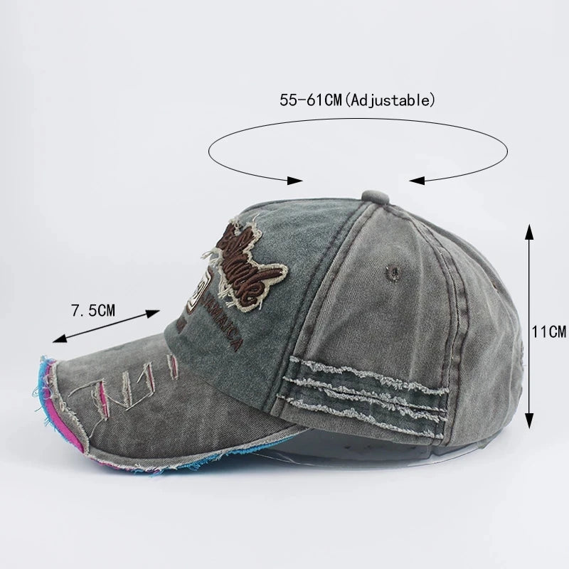 Oprani pamuk iz 1969. vez bejzbolske kape za žene muškarci sportski viziri vintage snapback cap unisex-teen hip hop hat kosti tata šešir