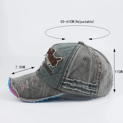 Oprani pamuk iz 1969. vez bejzbolske kape za žene muškarci sportski viziri vintage snapback cap unisex-teen hip hop hat kosti tata šešir