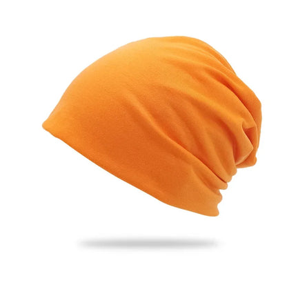 Cotton Slouchy Beanie Hip-Hop Soft Lightweight Running Beanie Adult Dwarf Hat Chemo Cap for Men Women Hip-Hop Sleep Cap Stretchy