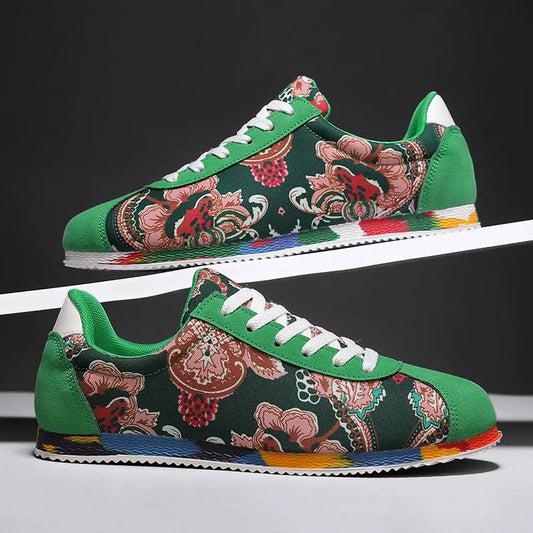 New Fashion Cheap Sneakers Shoes Men Lightweight Sports Running Shoes Green Flat Trainers Men Athletic Shoes zapatillas hombre