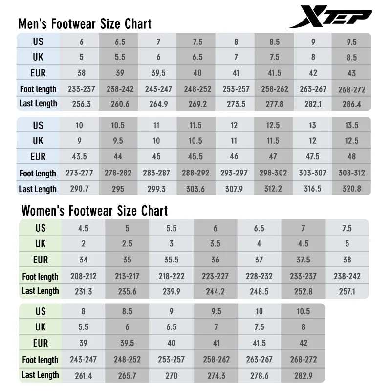 Xtep Running Shoes Non-Slip Soft Women's Sports Shoes Leather Upper Shock Absorption Female Sneakers For Women 879318110073