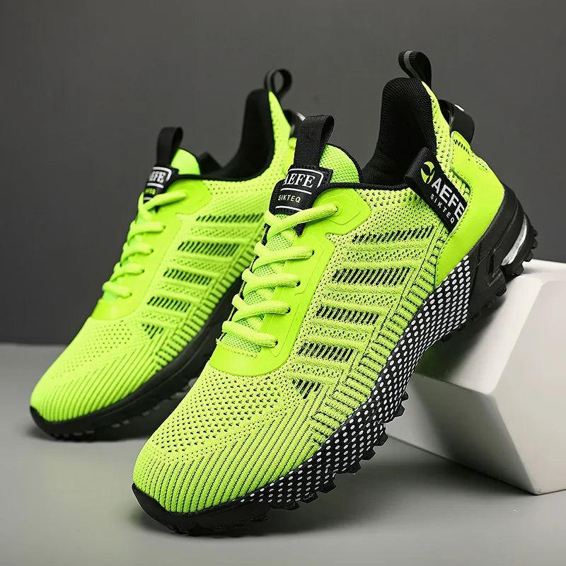 Nouveau 2024 hommes Chaussures de course respirantes chaussures de sport extérieur baskets légères pour hommes confortables chaussures d'entraînement athlétiques