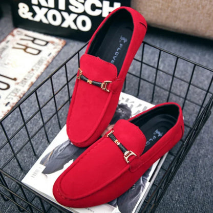 Mænds afslappede sko bløde komfortable kørsel Moccasins glider på loafers til mænd letvægt flad vandresko sapatenis maskulino