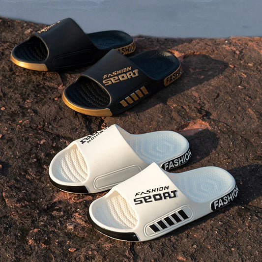 Mote menns sommer tøfler Anti-slip eva myk såle tøfler utendørs strand flip flops for menn husholdningens komfortable sko