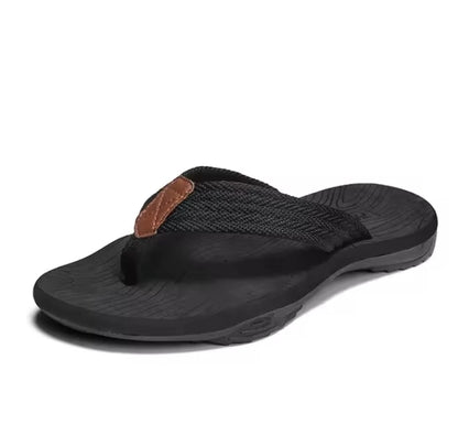 Män tofflor sommar flip flops varumärke mode utomhus bekväma avslappnade skor skor icke-halk strand män sandaler