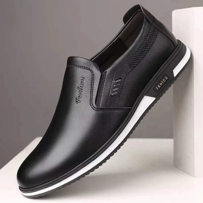 Scarpe in pelle da uomo di lusso comodi moca