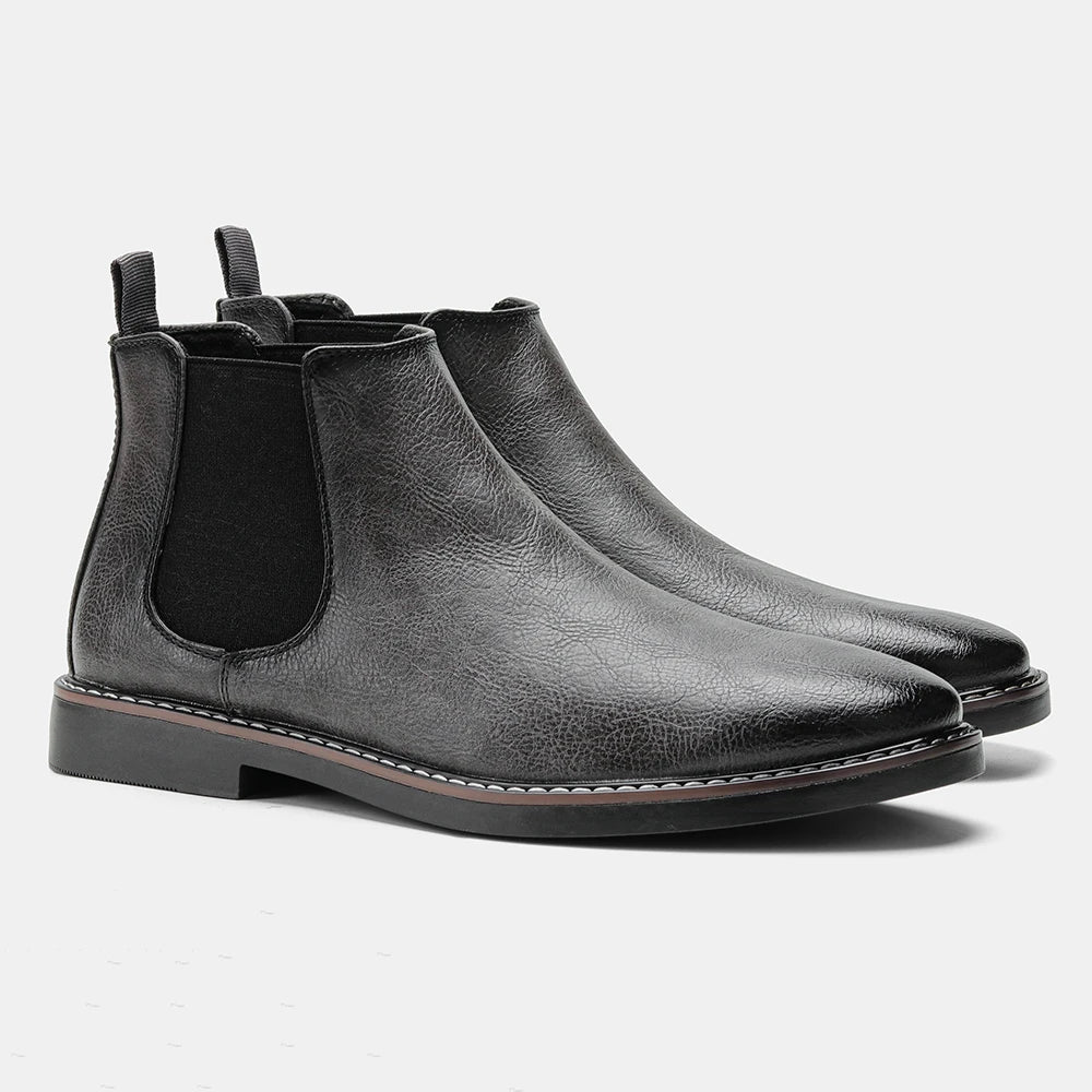 40 ~ 46 Men Chelsea Boots Brand Retro Comfortabele mode Men -laarzen