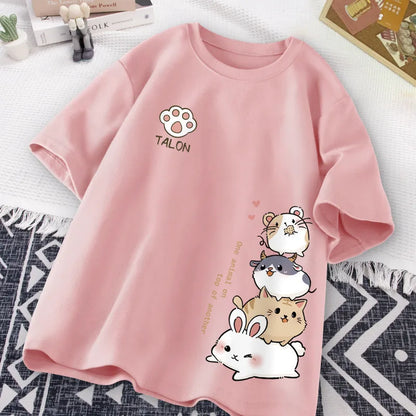 Japansk söt hamster stil söt tryck dagligen slit