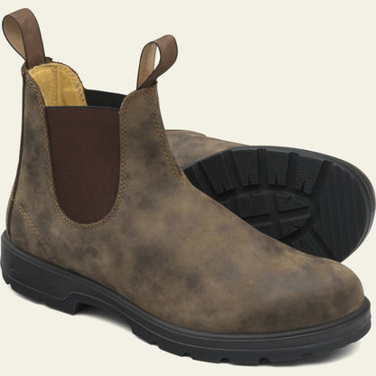 Zapatos de cuero retro de lujo Botas Chelsea Casual Capricional Cómoda Unisex Tobillo Estilo británico Botas de trabajo para hombres Big Tamaño 35-49